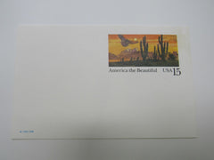 USPS Scott UX127 15c America The Beautiful Sonora Desert Postal Card -- New