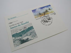 USPS Scott UX131 21c America The Beautiful Mountains First Day of Issue -- New