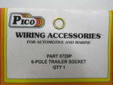 Pico 6 Pole Trailer Socket Silver 0729P -- New