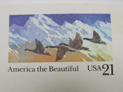 USPS Scott UX131 21c America The Beautiful Canada Geese Postal Card -- New