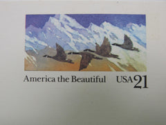 USPS Scott UX131 21c America The Beautiful Canada Geese Postal Card -- New