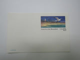 USPS Scott UX132 15c America The Beautiful Seagull Postal Card -- New