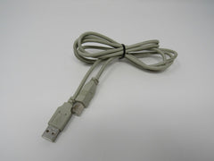 Standard USB A 2.0 Plug to USB B 2.0 Plug Adapter Cable 58-in -- New