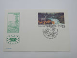 USPS Scott UX133 15c America The Beautiful Deer Waterfall First Day of Issue -- New