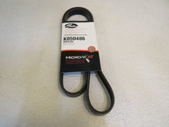 Gates Micro-V AT Belt 49.125in x 0.65625in Black K050486 -- New