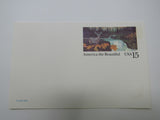 USPS Scott UX133 15c America The Beautiful Woodlands Postal Card -- New