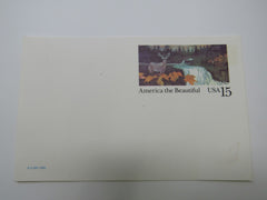 USPS Scott UX133 15c America The Beautiful Woodlands Postal Card -- New