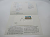 USPS Scott UX134 15c Jane Adams Hull House First Day of Issue Postal Card -- New