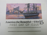 USPS Scott UX136 15c America The Beautiful Inner Harbor First Day of Issue -- New