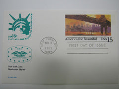 USPS Scott UX137 15c America The Beautiful 59th St Bridge First Day of Issue -- New