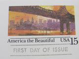 USPS Scott UX137 15c America The Beautiful 59th St Bridge First Day of Issue -- New