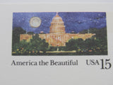 USPS Scott UX138 15c America The Beautiful Capital Postal Card -- New