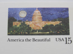 USPS Scott UX138 15c America The Beautiful Capital Postal Card -- New