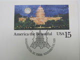 USPS Scott UX138 15c America The Beautiful Washington DC First Day of Issue -- New