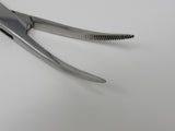 Professional 6-in Curved Hemostat First Aid Clamps Serrated Jaws Vintage -- Used