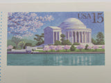 USPS Scott UX144 15c Jefferson Memorial Mint Never Hinged/MNH Postal Card -- New