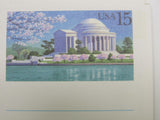 USPS Scott UX144 15c Jefferson Memorial Mint Never Hinged/MNH Postal Card -- New