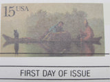 USPS Scott UX147 15c Fur Traders Descending The Missouri First Day of Issue -- New