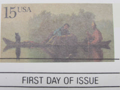 USPS Scott UX147 15c Fur Traders Descending The Missouri First Day of Issue -- New