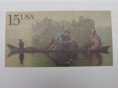 USPS Scott UX147 15c Fur Traders Descending The Missouri Postal Card -- New