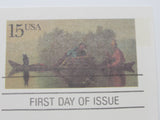 USPS Scott UX147 15c Fur Traders Descending The Missouri First Day of Issue -- New