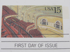 USPS Scott UX152 15c Chicago Orchestra Hall First Day of Issue Postal Card -- New