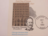 USPS Scott UX152 15c Chicago Orchestra Hall First Day of Issue Postal Card -- New