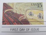 USPS Scott UX152 15c Chicago Orchestra Hall First Day of Issue Postal Card -- New