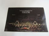 USPS Scott UX152 15c Chicago Orchestra Hall First Day of Issue Postal Card -- New