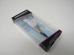 Tweezerman Brow Shaping Scissors & Brush Optimum Accuracy & Control -- New