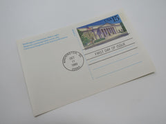 USPS Scott UX151 15c Constitution Hall First Day of Issue Postal Card -- New