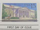 USPS Scott UX151 15c Constitution Hall First Day of Issue Postal Card -- New