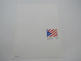 USPS Scott UY40 19c Stylized Stars and Stripes US Flag Postal Reply Card -- New