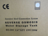 Water General Mfg Co Under The Sink Reverse Osmosis Water System RO585 -- Used