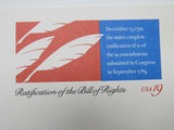 USPS Scott UX156 19c Bill Of Rights Ratification Postal Card -- New