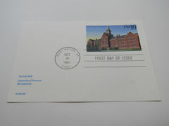 USPS Scott UX159 19c University Of Vermont The Old Mill First Day of Issue -- New