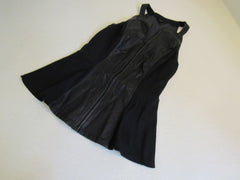 Guess Vest Shirt Top Black Zippered Front Polyester Spandex Female Adult Size M -- Used