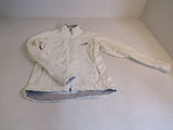 The North Face Athletic Jacket Cream Zippered Front Polyester Female Size S -- Used