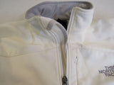 The North Face Athletic Jacket Cream Zippered Front Polyester Female Size S -- Used