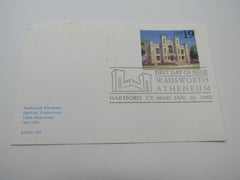 USPS Scott UX160 19c Wadsworth Atheneum Hartford CT First Day of Issue -- New