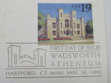 USPS Scott UX160 19c Wadsworth Atheneum Hartford CT First Day of Issue -- New