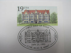 USPS Scott UX161 19c University Of Chicago Cobb Hall First Day of Issue -- New