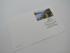 USPS Scott UX164 19c Columbia River Gorge First Day of Issue Postal Card -- New