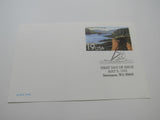 USPS Scott UX164 19c Columbia River Gorge First Day of Issue Postal Card -- New