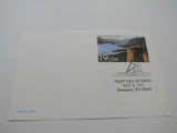 USPS Scott UX164 19c Columbia River Gorge First Day of Issue Postal Card -- New