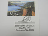 USPS Scott UX164 19c Columbia River Gorge First Day of Issue Postal Card -- New