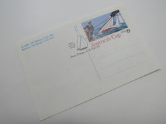 USPS Scott UX163 19c Americas Cup First Day of Issue Postal Card -- New