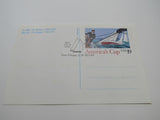 USPS Scott UX163 19c Americas Cup First Day of Issue Postal Card -- New