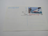 USPS Scott UX163 19c Americas Cup First Day of Issue Postal Card -- New