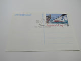 USPS Scott UX163 19c Americas Cup First Day of Issue Postal Card -- New